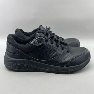 New Balance 928v3 Walking Shoes Women Size 7.5 B Black Leather Comfort Sneakers